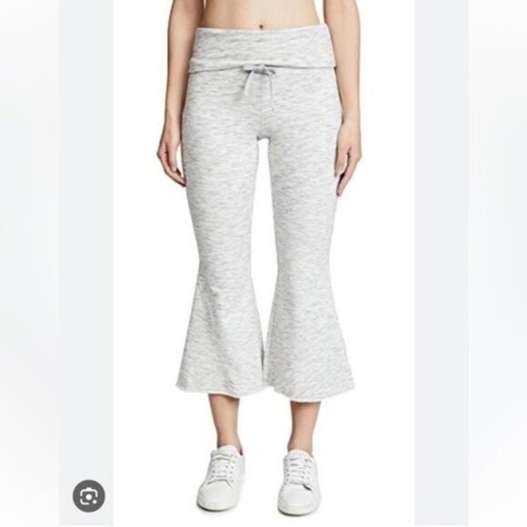 Free People FP Movement Nico Crop Flare Sweatpants Size Small Activewear Yoga - Picture 1 of 12